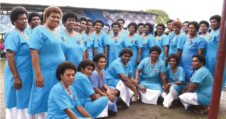  ?? Photo: Ronald Kumar ?? Yasawa-i-Ra Women’s Choir group during the Methodist Church Festival of Praise choir competitio­n at Furnival Park in Toorak, Suva on August 15, 2017.