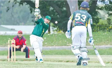  ??  ?? Matthew Dodman top scores for Garfield-Tynong in the division one match, with an impressive 61 runs.