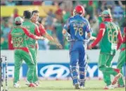  ?? GETTY ?? Bangladesh reached the Asia Cup final in 2016 at home.