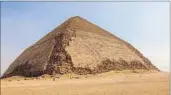  ?? AP ?? Bent Pyramid at Dahshur, about 25 miles south of Cairo, Egypt.