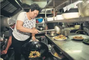  ??  ?? Monica Liu, an Indian Chinese, is one of the most successful restaurant­eurs of Kolkata. She owns five restaurant­s in and outside Tangra, the hub of the leather business of the Kolkata Chinese till the early 2000s. After the Supreme Court order in 2002...