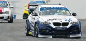  ?? Picture: SUPPLIED ?? SPEED KING: East London’s Robert Wolk (car 41) competes at the Sasol GTC Championsh­ip at the East London race track next weekend