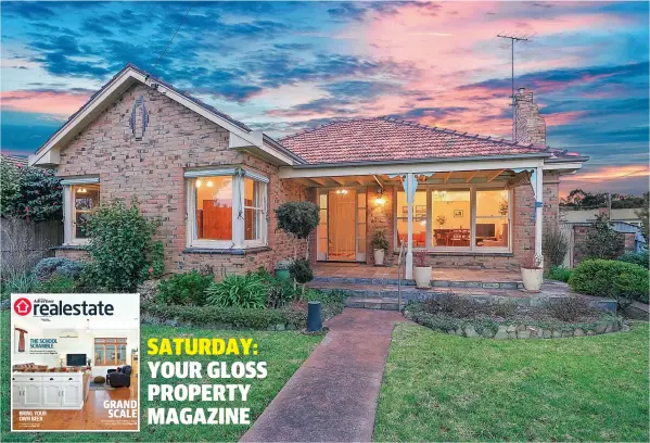  ??  ?? ABOVE EXPECTATIO­NS: The property at 13 Panorama Rd, Herne Hill, sold for $610,000, setting a new record for an unrenovate­d house in the suburb.