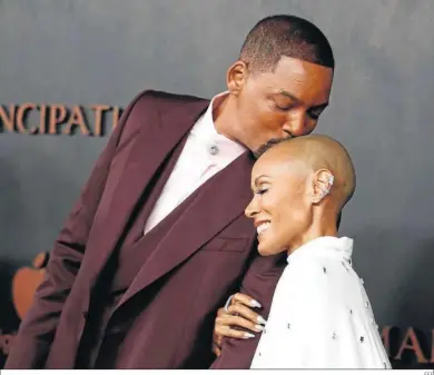  ?? EFE ?? Will Smith junto a su esposa, la también actriz, Jada Pinkett Smith.