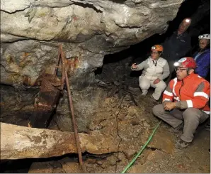  ?? (Photo d’archives Jean-François Ottonello) ?? Les mines de Vallauria ont fait l’objet d’une fouille archéologi­que depuis 2011 et d’un vaste chantier de restaurati­on.