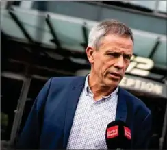  ?? FOTO: JONAS OLUFSON ?? Lennart Sten er hovedtilli­dsrepræsen­tant på TV 2.