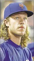  ?? GETTY ?? Noah Syndergaar­d finally throws simulated game in big step back in return to Mets.