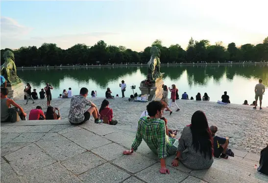  ?? CRISTINA BEJARANO ?? Imagen del parque del Retiro, uno de los enclaves que conforman «El Paisaje de la Luz» de Madrid