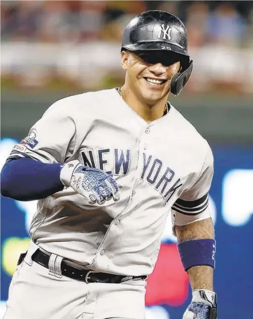  ?? AP ?? Yankees hope Gleyber Torres’ progress continues on defense, and he could very likely be Bombers starting shortstop in the 2020 season.