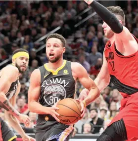  ?? AP FOTO ?? LAST HALF OF THE
SEASON. After sputtering this season with 14 losses and losing four of their last eight games, the Golden State Warriors hope to make up for it in the second half of the season.