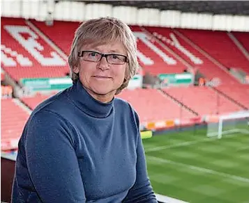  ?? ?? IN CHARGE: Stoke City Women general manager Angela Smith.