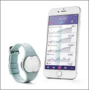  ?? CONTRIBUTE­D ?? Ava is a Fitbit-like device worn on the wrist at night that uses sensors to identify the five fertile days in a woman’s monthly cycle to improve her odds of conception.