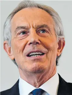  ??  ?? Former prime minister Tony Blair was slated by MPs yesterday