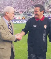  ?? SESTINI ?? Mondonico e Trapattoni nel derby ‘93, col Toro sopra la Juve