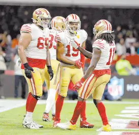  ?? ?? l Los 49ers de San Francisco se enfrentan hoy a Green Bay en el segundo cotejo de la jornada.