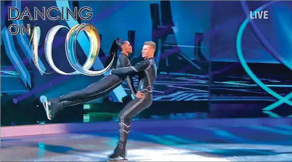  ?? PROVIDED TO CHINA DAILY ?? Dancing on Ice is one of the shows attracting both Chinese and British TV audiences. It has been a critical and commercial success.