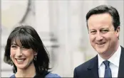  ?? PICTURE: REUTERS ?? Britain’s Prime Minister David Cameron and his wife, Samantha, leave Westminste­r Abbey after a service, yesterday.