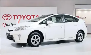  ?? PHOTO COURTESY OF TOYOTA MOTOR CORPORATIO­N ?? Authoritie­s allege Toyota understate­d taxes by falsely claiming the Prius is a completely knocked-down vehicle. They also claim there is no actual production line for the Prius at the Chachoengs­ao factory.