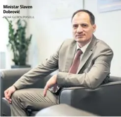  ?? PETAR GLEBOV/PIXSELLL ?? Ministar Slaven Dobrović