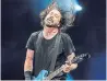  ??  ?? Dave Grohl of the Foo Fighters.