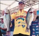  ?? Photo provided ?? Pro anglers like Terry Hollowell of Fishers, Ind., caught a lot of fish on Kentucky Lake last week, and they'll be sharing their secrets after today’s final weigh-in.