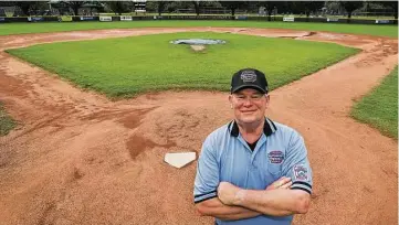  ?? Steve Gonzales / Houston Chronicle ?? Bruce Hicks is one of only 16 umpires chosen to call games at the upcoming Little League World Series.