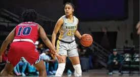  ?? WRIGHT STATE ATHLETICS ?? Wright State’s women’s basketball team won the Horizon League championsh­ip to earn a bid to the NCAA Tournament. Basketball “allows us all to come together in an inclusive environmen­t,” one player says, explaining the sport’s worth.