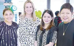  ??  ?? Agricultur­e Undersecre­tary for administra­tion, agribusine­ss, marketing and regional engagement Bernadette Romulo Puyat (second from right) with Ayala Malls head of marketing Maricris Bernardino, Sofia Zobel Elizalde and Ayala Malls Group Head Rowena...