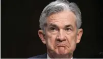  ?? — AFP ?? The US economy is in a really good place, says Jerome Powell.