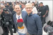  ?? KARL MONDON — STAFF PHOTOGRAPH­ER ?? Apple CEO Tim Cook says he turned the company upside down looking for evidence of a spy chip and found nothing.