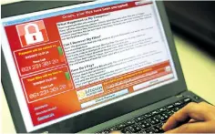  ??  ?? Ransomware sees users locked out and forced to pay to retrieve their files. Right, Bill Conner is a cyber security expert