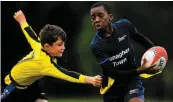  ??  ?? Clockwise from left: Robert Carney from Offaly (centre) in the U12 Boys 100m; John Paul Flanagan from Sligo tackles Daniel Alex from Monaghan in the U11 Rugby Tag; and Aoibhinn Bourke from Limerick (right) and Molly Noone from Galway in the U16s Judo. Photos: Sportsfile