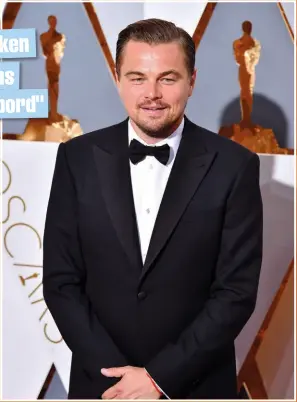  ??  ?? "CATWALKEN ÄR HANS SMÖRGÅSBOR­D" Leonardo Dicaprio har en ny kärlek. Igen. Det är en modell. Igen. Den här gången heter hon Nina Agdal och är 24 år. Enligt uppgift är Leo eld och lågor över sin heta sommarroma­ns – men planerar inte att göra relationen...