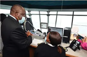  ?? | GCIS ?? PRESIDENT Cyril Ramaphosa said the establishm­ent of the independen­t National Ports Authority with its own board was an essential part of addressing the challenges at the country’s ports.
