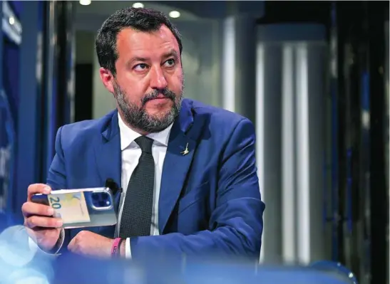  ?? ?? El partido ultra Hermanos de Italia supera en los sondeos al partido de Salvini