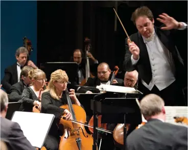  ?? Staff photo by Tanner Spendley ?? ■ The Texarkana Symphony Orchestra performs at the Perot Theatre in this file photo.