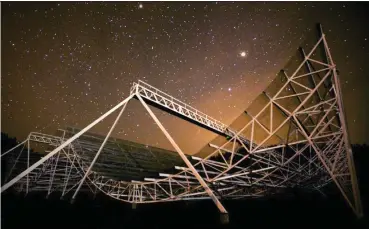  ?? ?? The large radio telescope CHIME has picked up a rare regularly repeating fast radio burst.