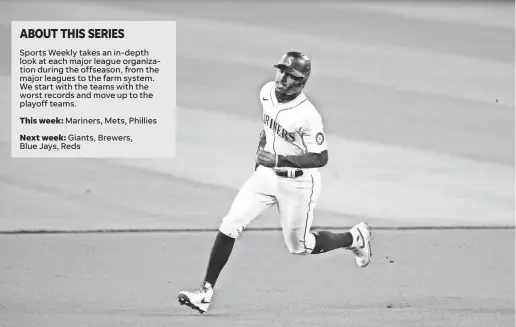  ?? JOE NICHOLSON/USA TODAY SPORTS ?? Kyle Lewis raced to the American League Rookie of the Year award with a .368 average and .585 slugging percentage over his first 29 games but tailed off late in the season.