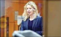  ?? ?? (File) Former Theranos CEO Elizabeth Holmes arrives at a US federal court.