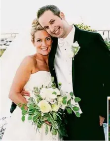  ??  ?? Wedding photo of Nicole Becker and Matt Petlinski.