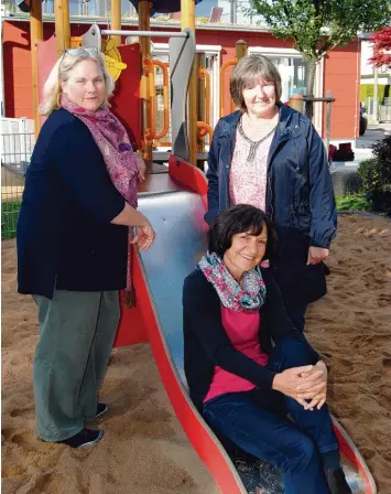  ?? Foto: Anja Fischer ?? Ursula Pause, Gerhild Wolf und Ute Kolb sind schon ehrenamtli­che Hospizbegl­eiterinnen.