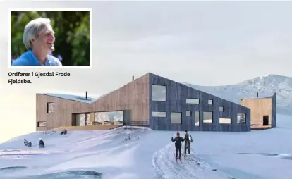  ?? HOLON ARKITEKTUR. ?? Ordfører i Gjesdal Frode Fjeldsbø.
Slik ser arkitektfi­rmaet Holon Arkitektur for seg at hytta blir seende ut.