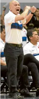  ?? —SHERWIN VARDELEON ?? Guiao: We’re a crew of rejects.