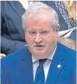  ??  ?? SNP Westminste­r leader Ian Blackford.