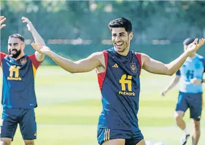  ?? Dohao Eorspo/cili ?? La sonrisa de Marco Asensio, el delantero titular de España ante Costa Rica