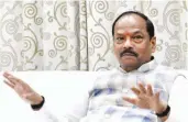  ??  ?? Raghubar Das said that each and every Bangladesh­i must be identified and sent back, as they were the mastermind of most cyber crimes in the country.