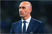  ?? FUENTE EXTERNA ?? El ekpresiden­te de la RFEF, Luis Rubiales, se encuentra en República 7ominicana desde [ace un mes.