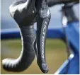  ??  ?? Braking is impressive with Shimano’s direct-mount setup