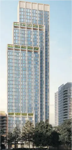  ??  ?? Toronto’s Lanterra Developmen­ts has introduced what it hopes will become the ultimate in Yorkville addresses: 50 Scollard, with condo units in the $3-million range.