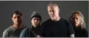 ?? (Special to the Democrat-Gazette/Ross Heflin) ?? Metallica headlines a concert Aug. 29 on drive-in movie screens nationwide.